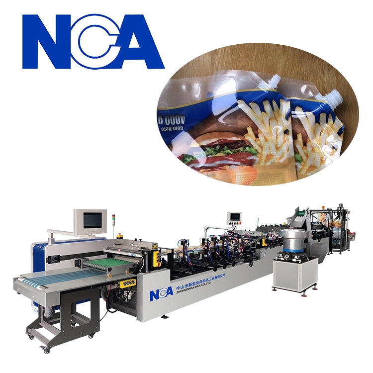 China NCA600SJA Automatic Bag Making and Spout welding Machine Manufacturer and Supplier NCA